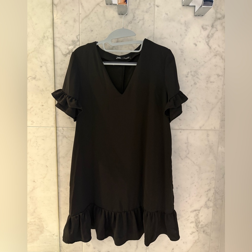 Zara Black Elegant Dress